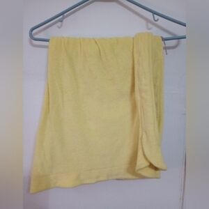 A New Day 1X yellow terry cloth shorts NWOT